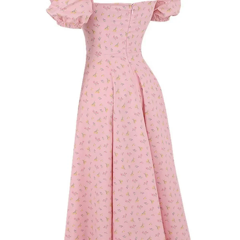 House of CB Pink Floral Midi Dress - Picture 13 of 16